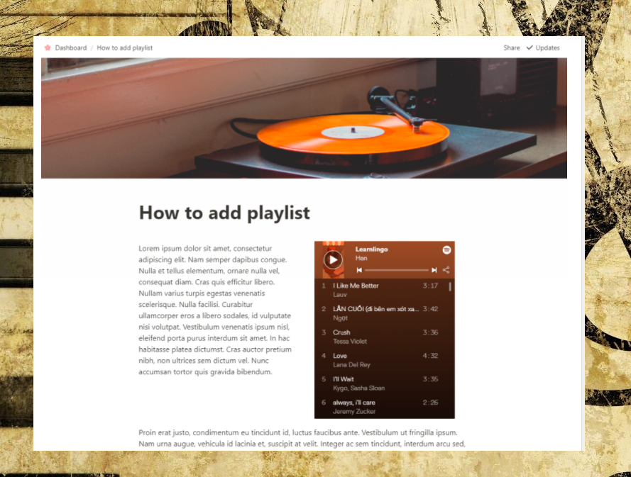 How to add a Spotify playlist to Notion - Notion App Tutorial